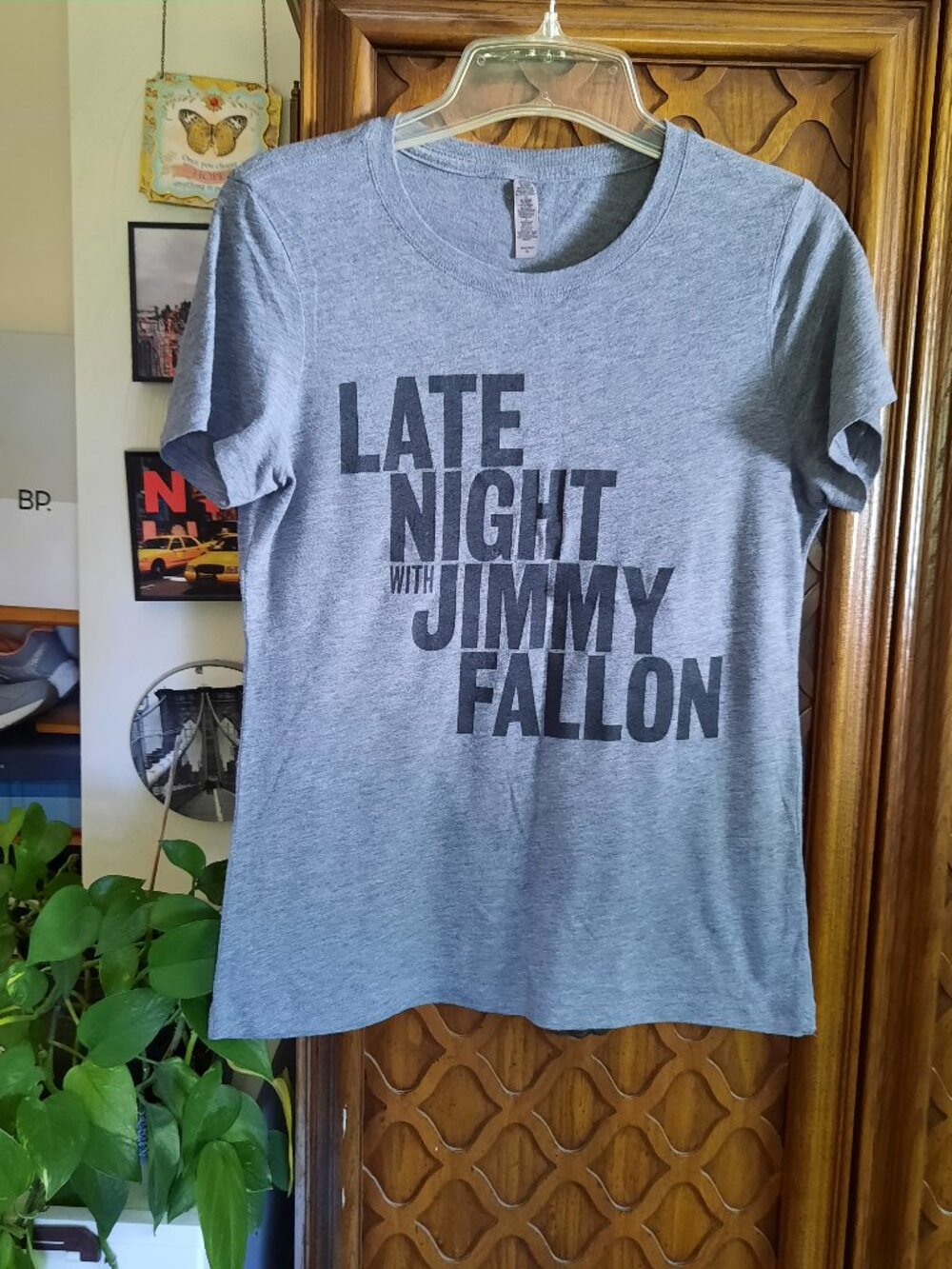 Late Night with Jimmy Fallon Logo T-Shirt - Gray